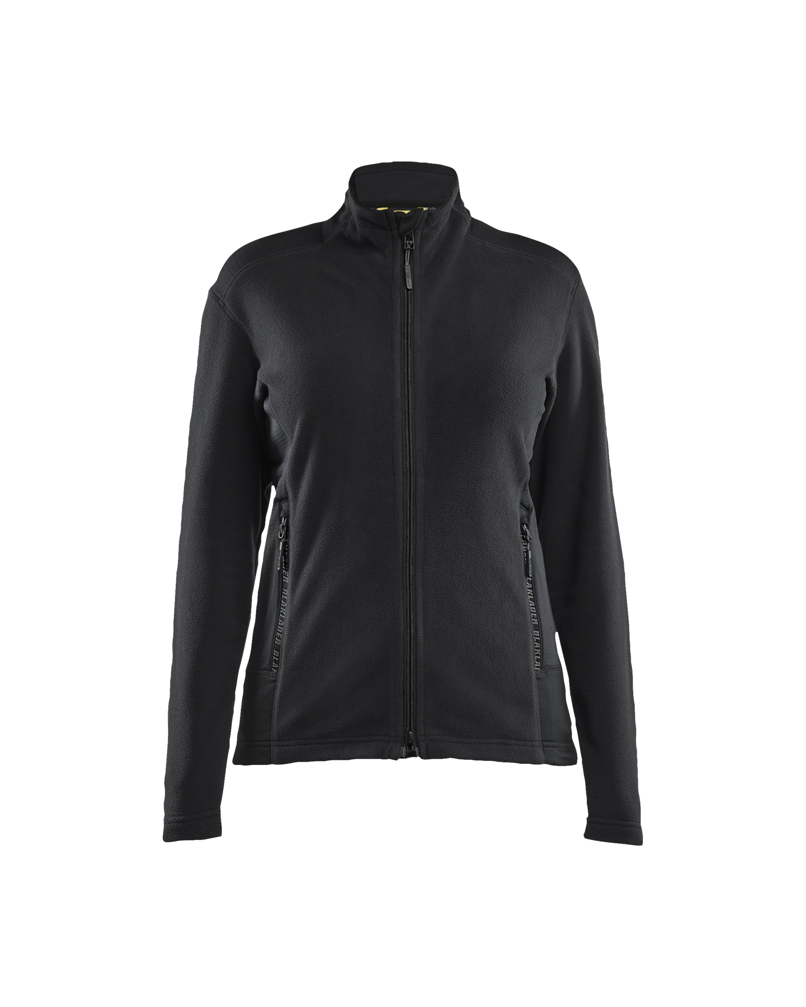 Blåkläder Dames Microfleecevest 4766 - Zwart / Medium grijs voorkant