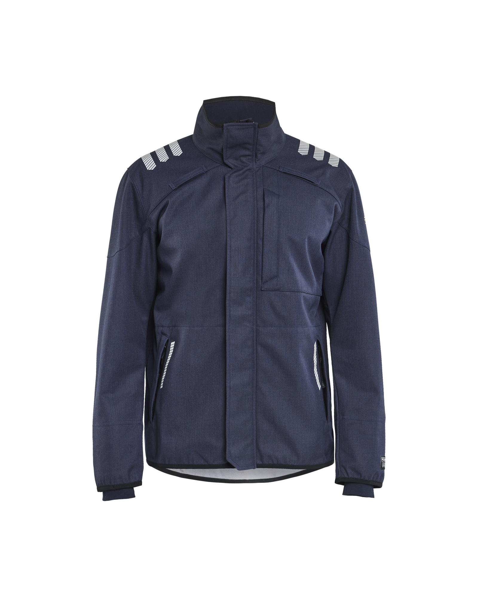 Blåkläder APC 2 Multinorm softshell jack Inherent 4447 - Marineblauw voorkant