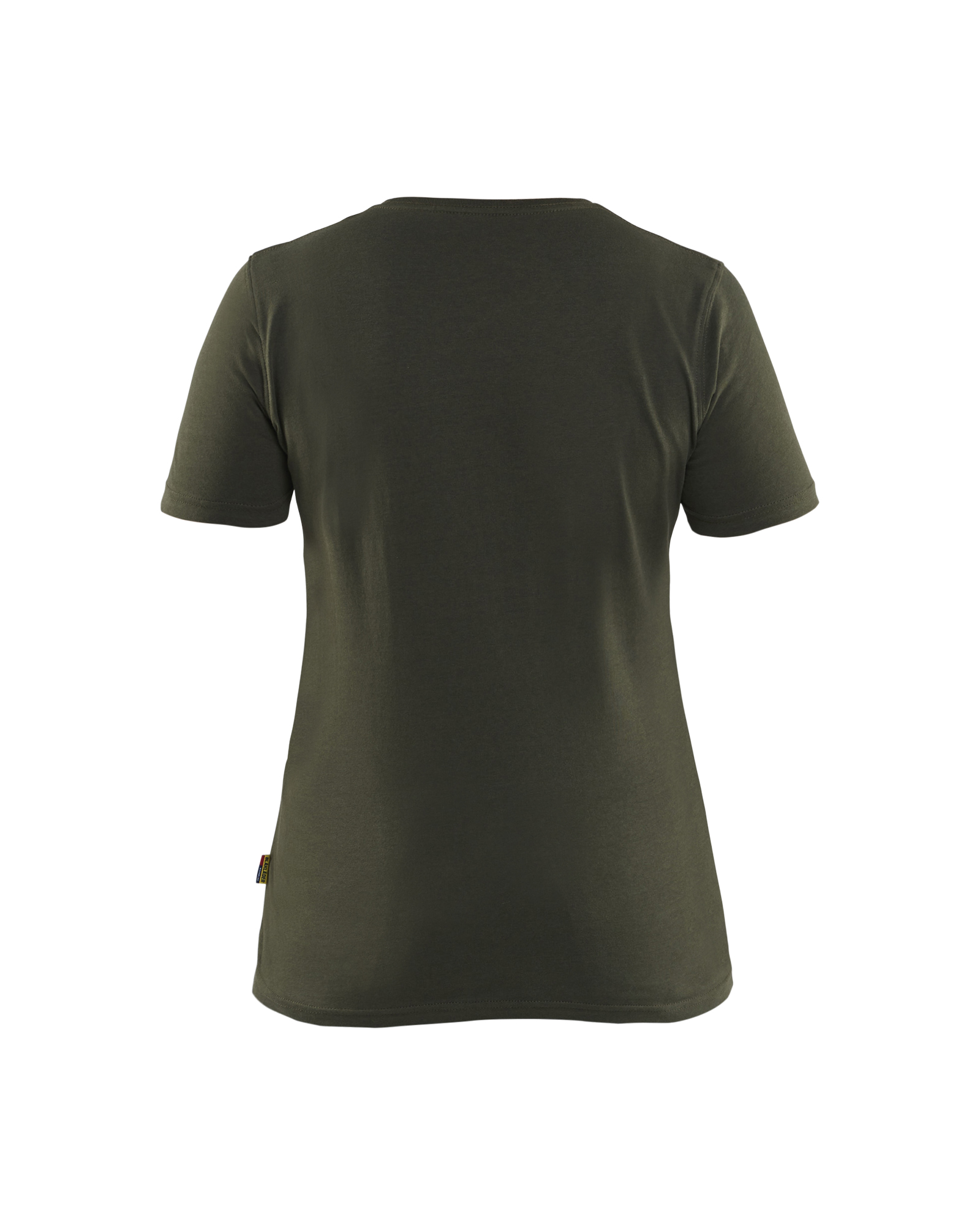 Blåkläder Dames T-shirt 3D 3431 - Donker herfstgroen achterkant