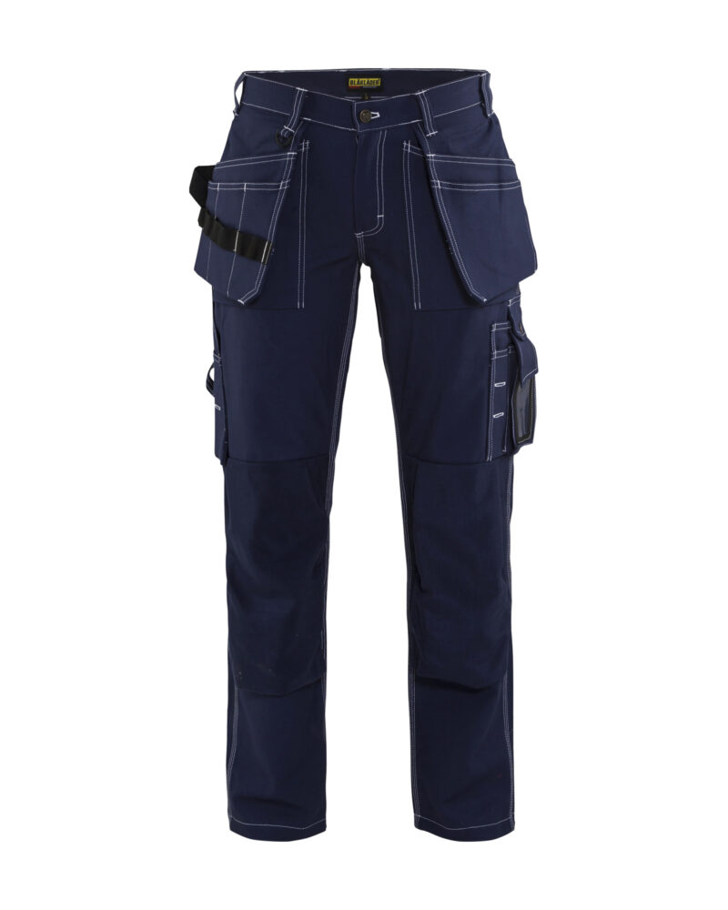Blåkläder Dames werkbroek met gereedschapszakken katoen 1545 - voorkant