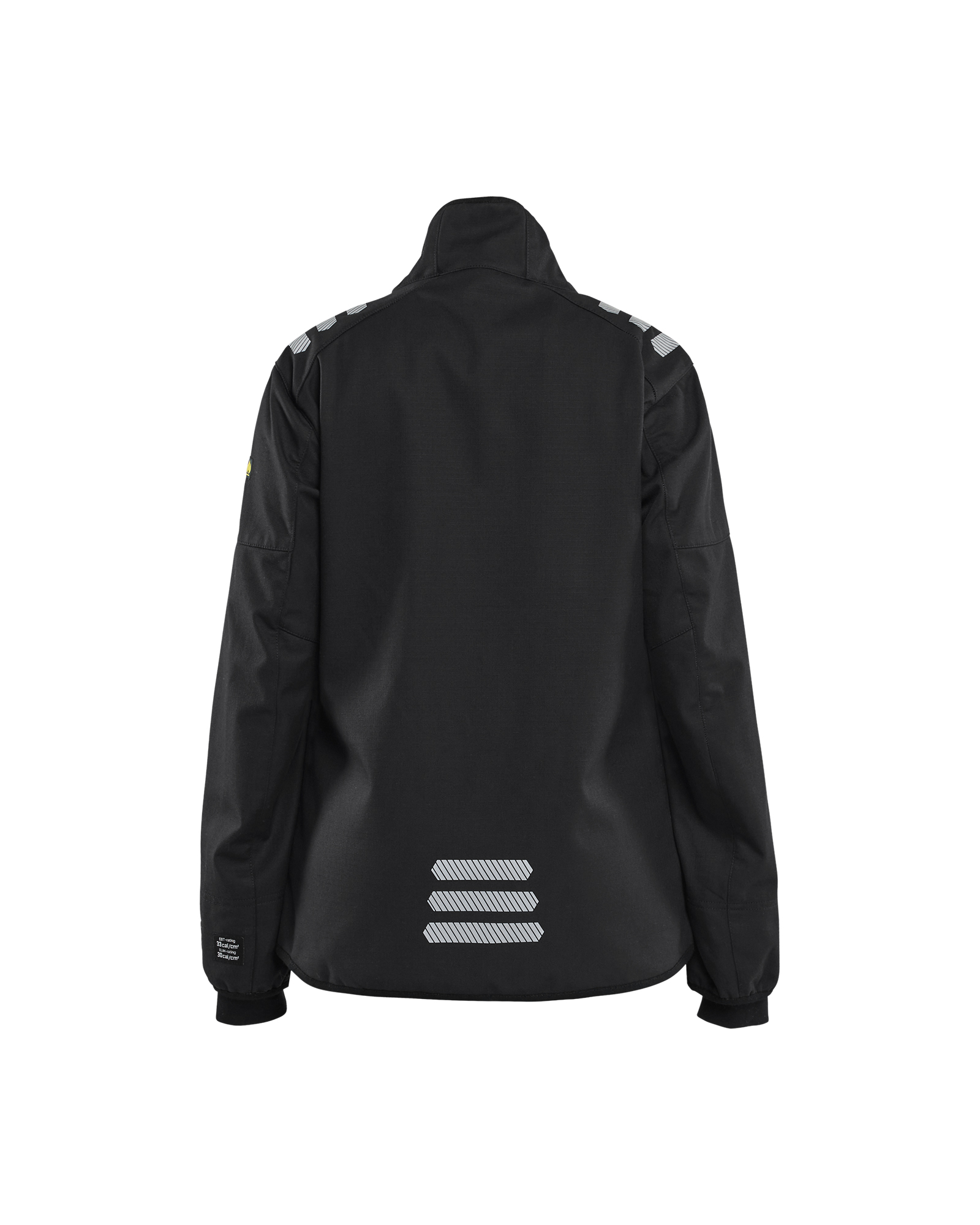 Blåkläder APC 2 Dames Multinorm softshell jack 4442 - Zwart achterkant