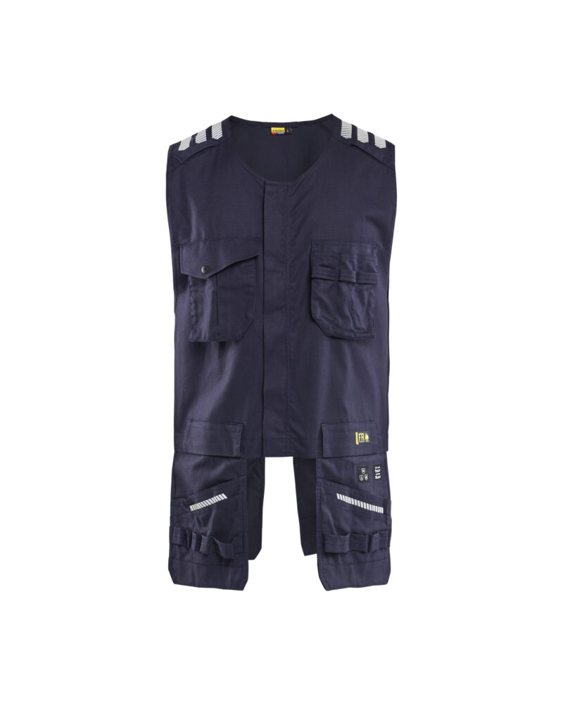 Blåkläder Multinorm werkvest inherent 3039 - Marineblauw voorkant