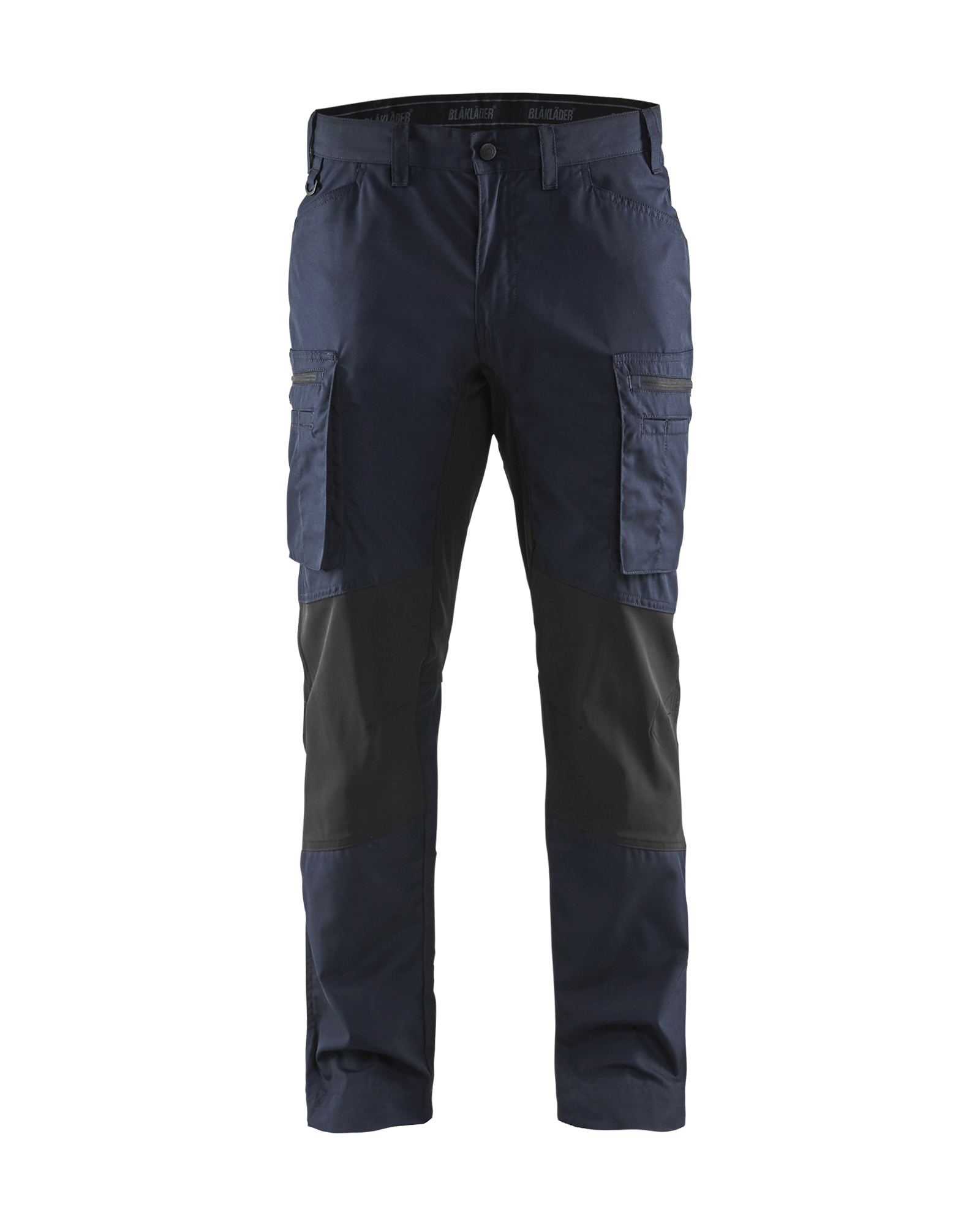 Blåkläder Service werkbroek stretch 14591845 - kleur Donker marineblauw/Zwart