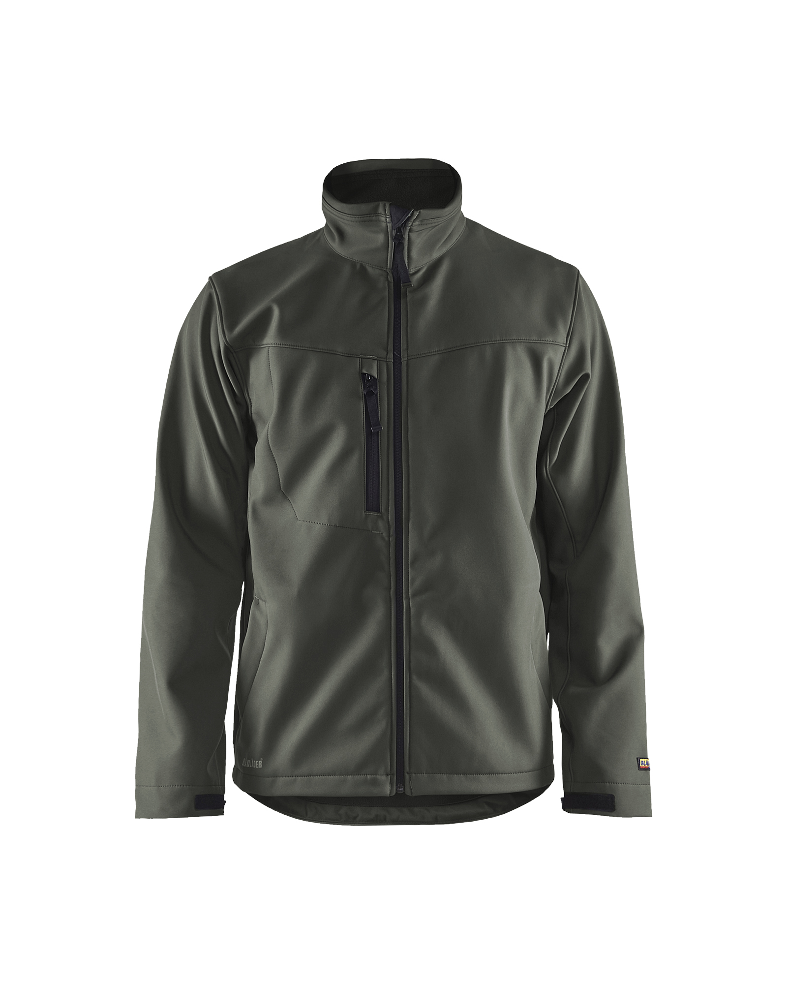 Blåkläder Softshell jack 4951 - Army groen voorkant