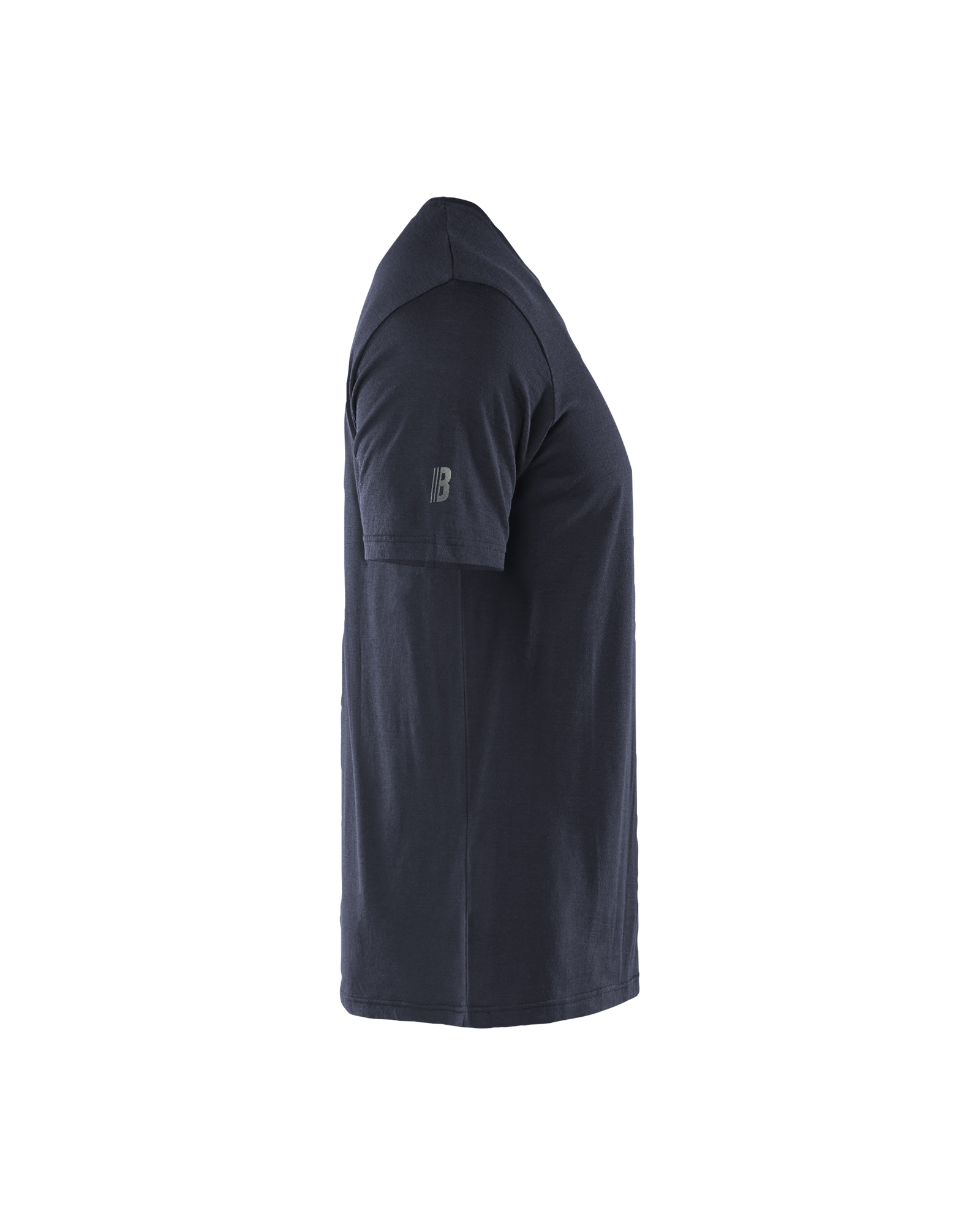 Blåkläder T-shirt merinowol 3536 - Donker Marineblauw zijkant