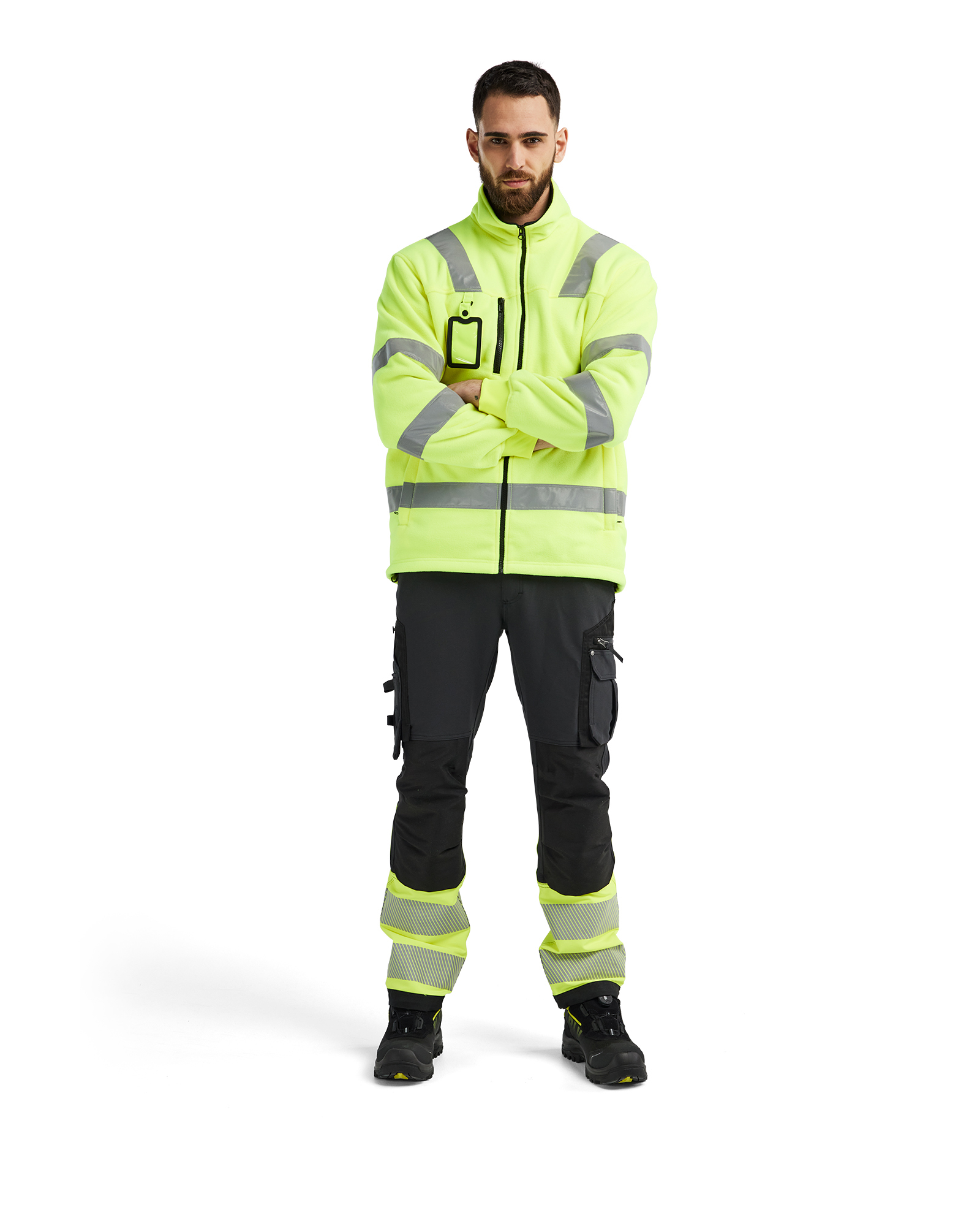 Blåkläder Fleecejas High Vis 4853 detail 1
