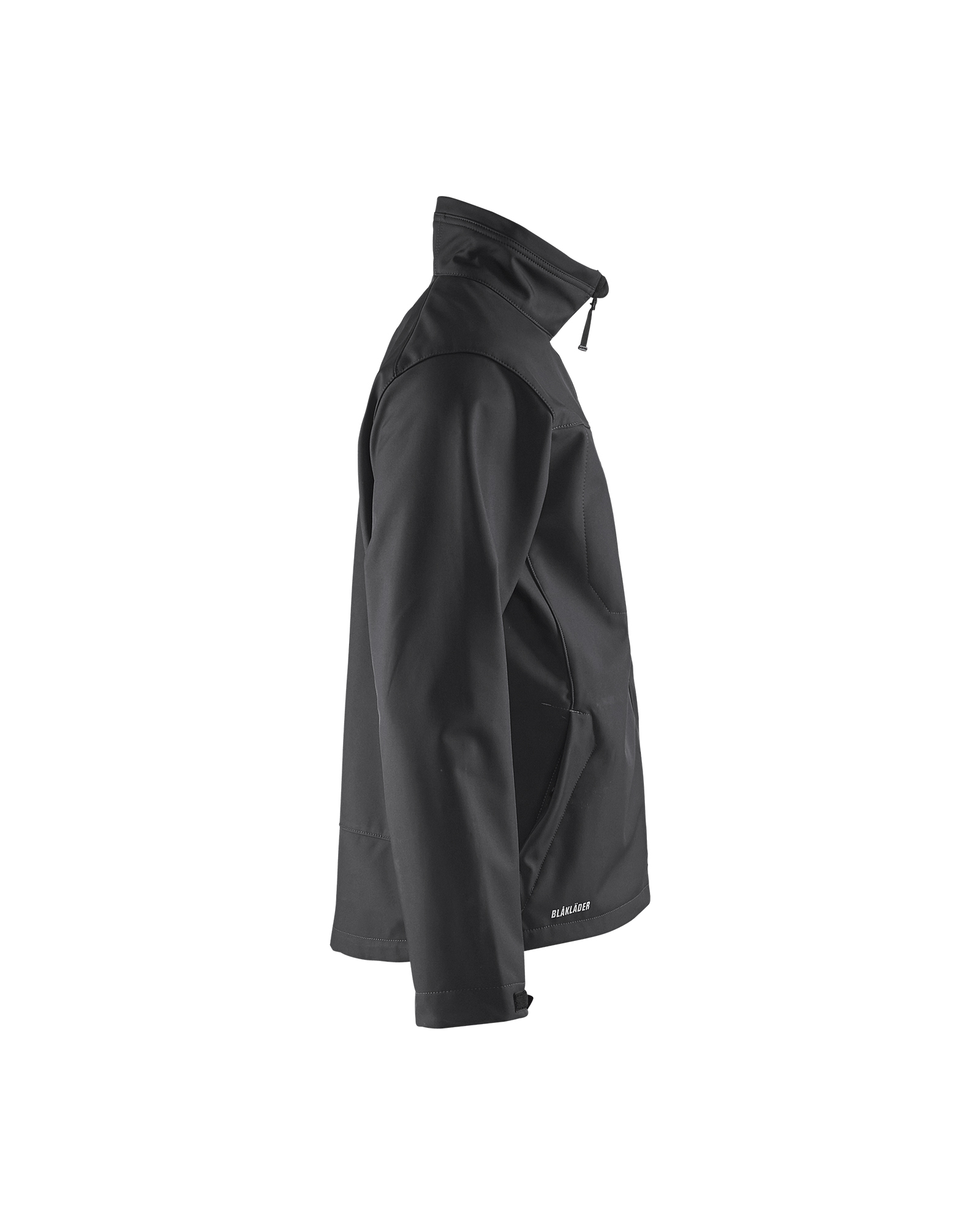 Blåkläder Softshell jack 4951 - Zwart zijkant