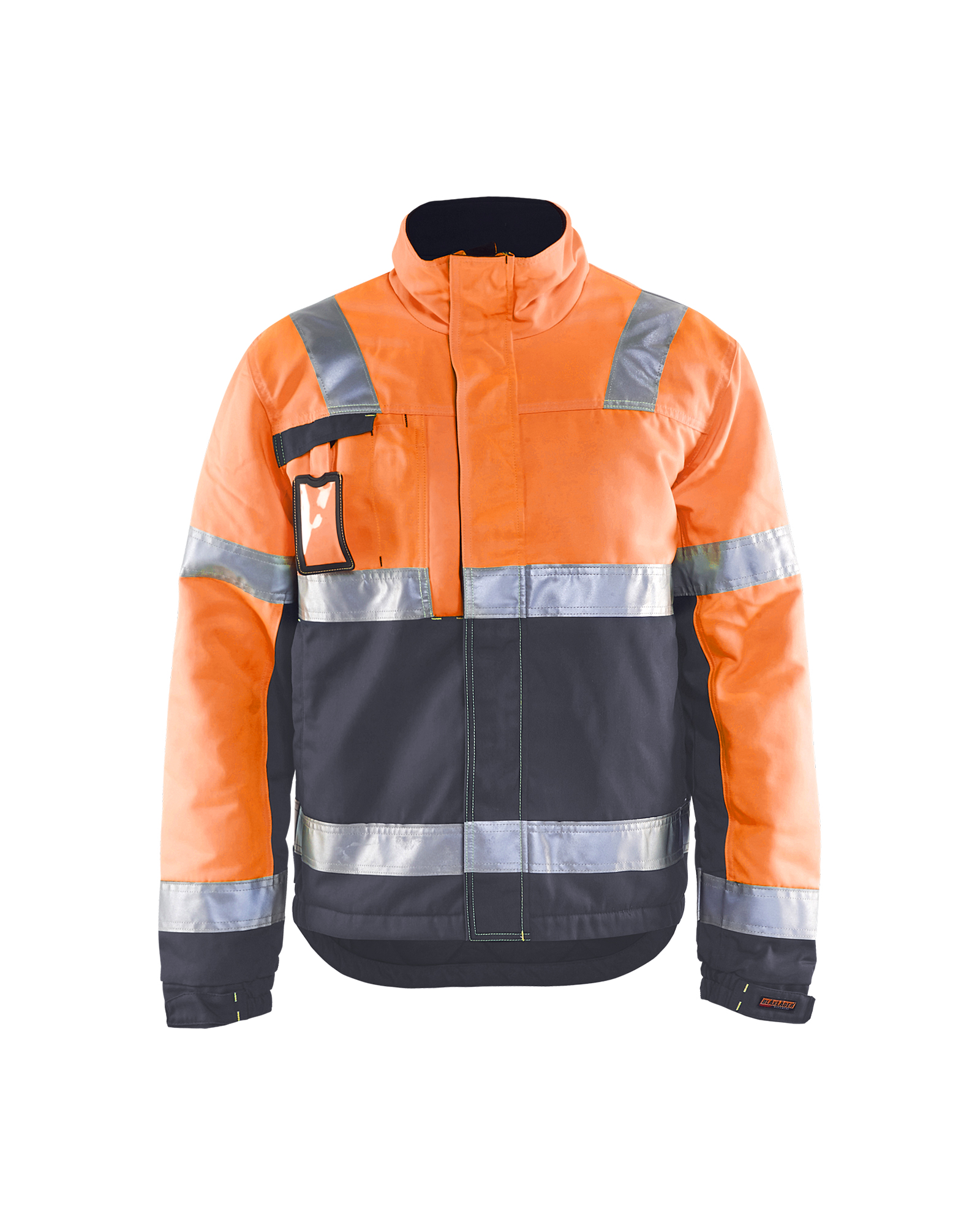 Blåkläder Winterjas High Vis 4862 - High Vis Oranje/Medium grijs voorkant