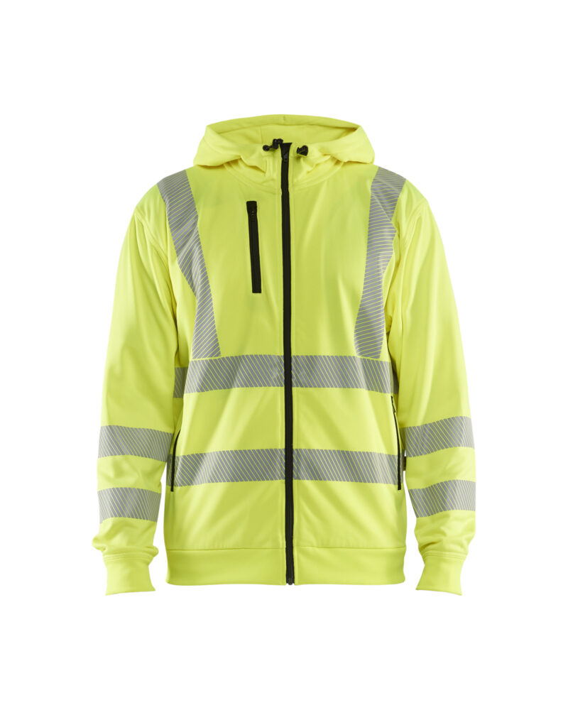 Blåkläder Hooded sweatshirt met rits High Vis 3565