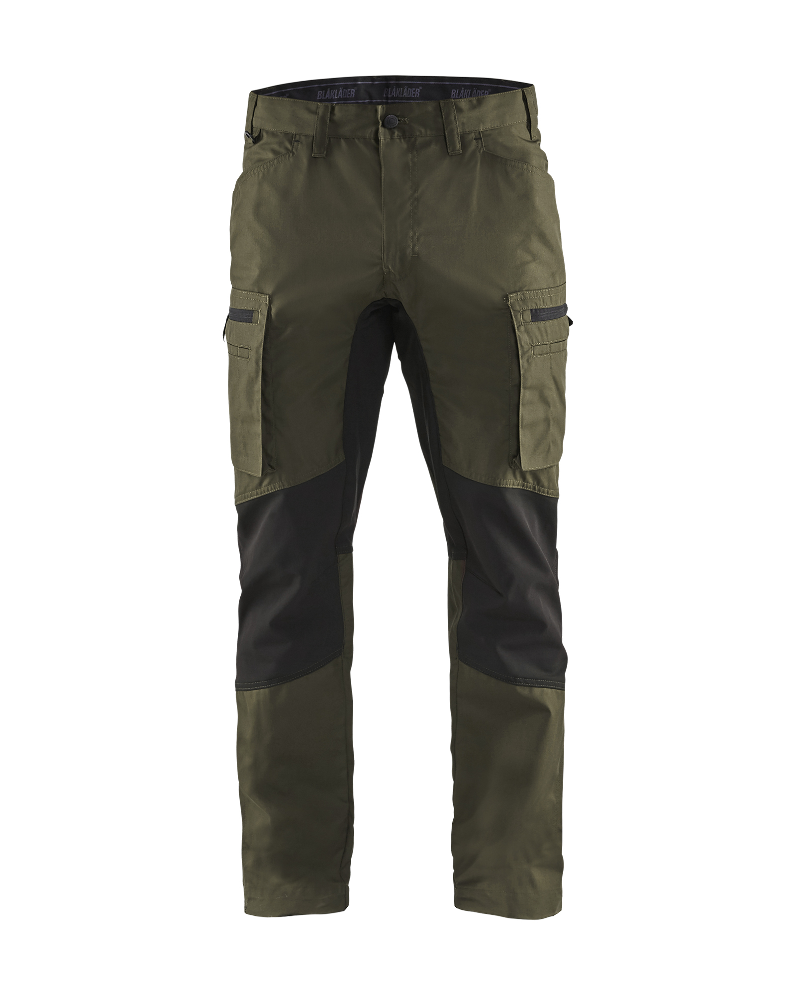 Blåkläder Service werkbroek stretch 14591845 - kleur Groen/Zwart