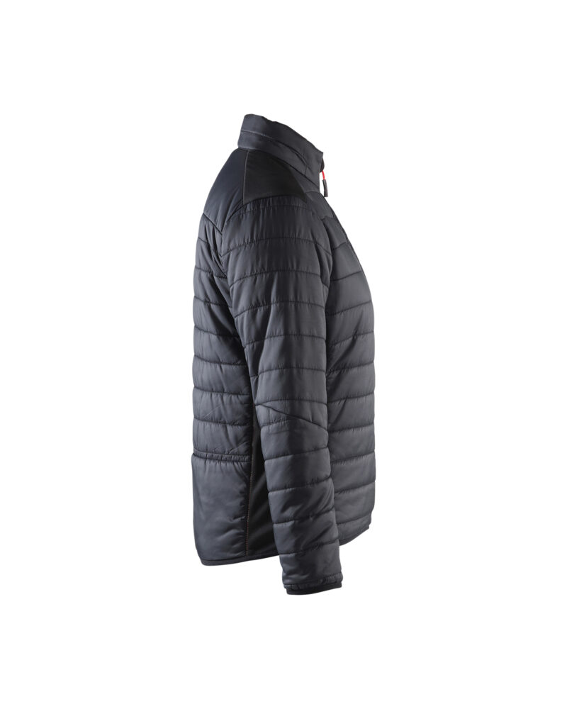 Blåkläder Dames warm gevoerd vest 4715 - Zwart/Rood zijkant
