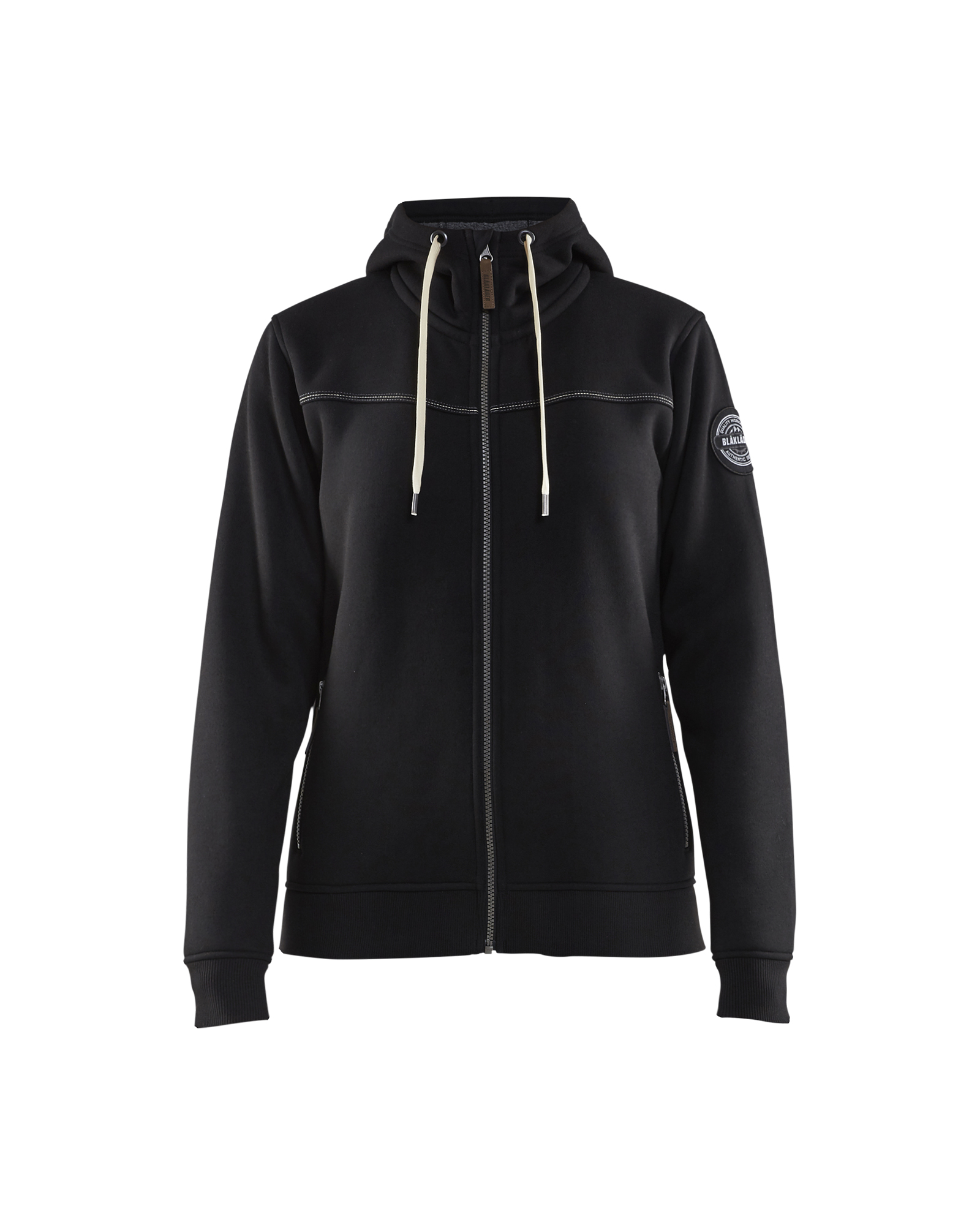 Blåkläder Dames Hooded sweatshirt met rits gevoerd 4974