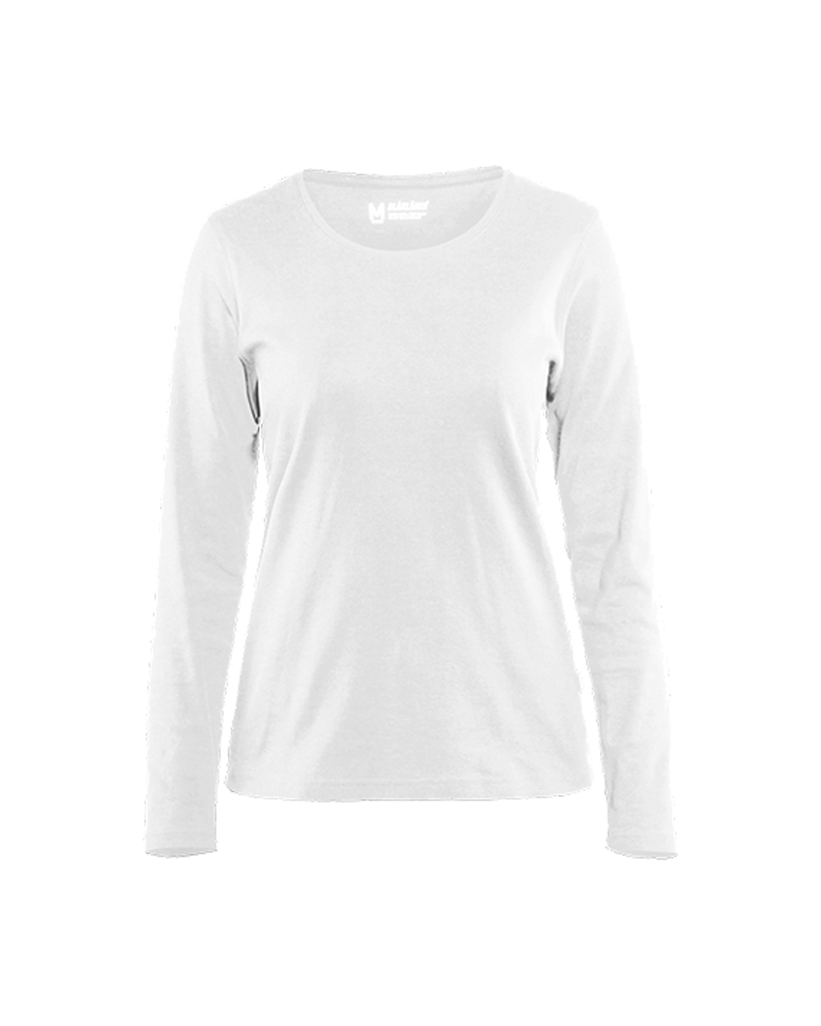 Blåkläder Dames T-shirt lange mouwen 3301 - Wit voorkant