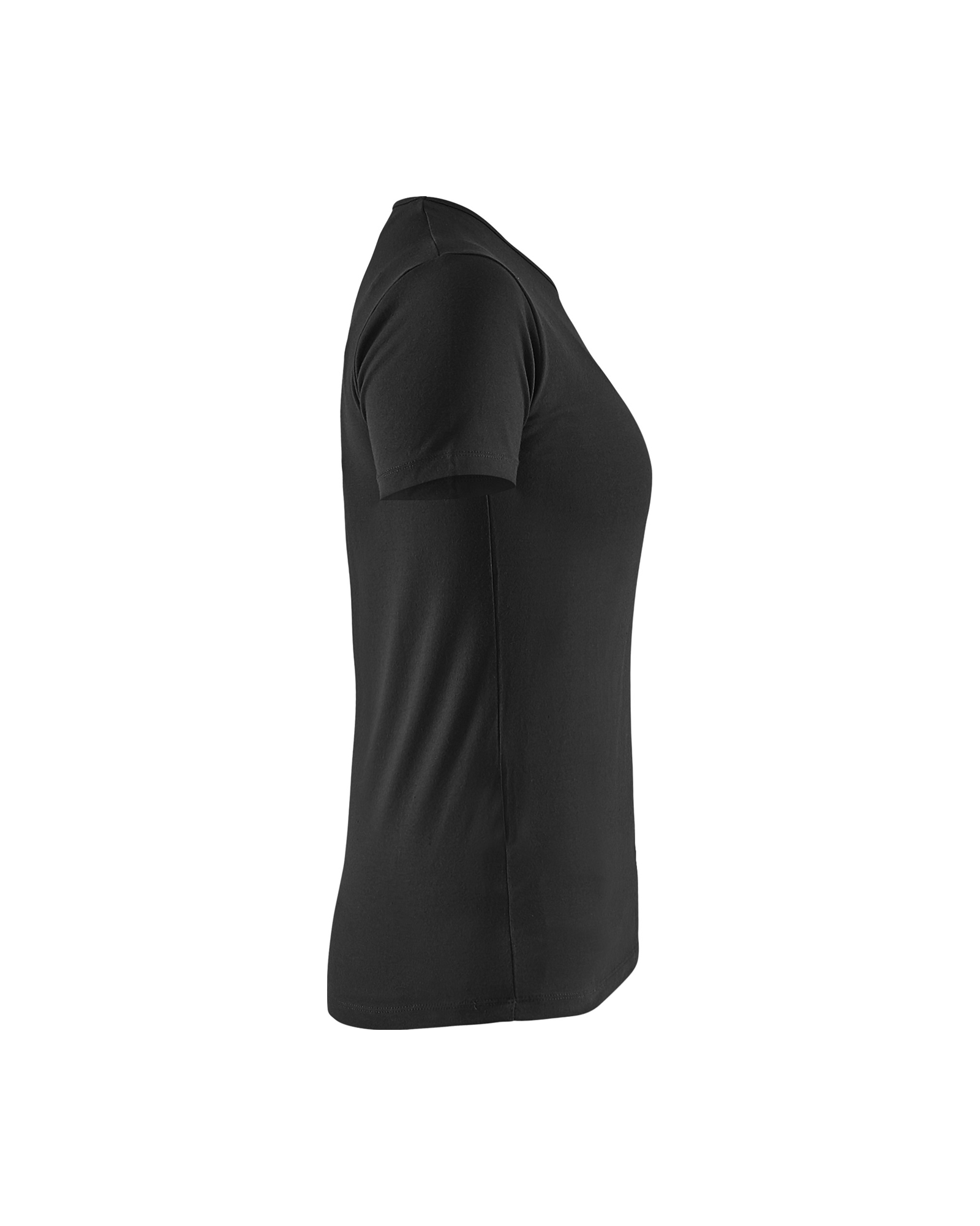 Blåkläder Dames T-shirt slim fit 3304 - Zwart zijkant