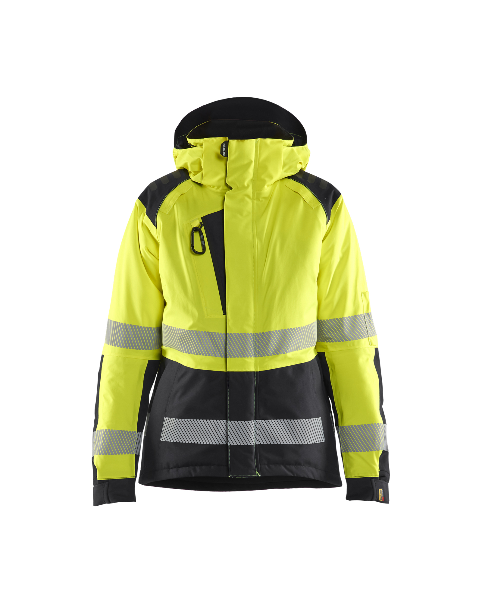 Blåkläder Dames Winterjas High Vis 4456 - High Vis Geel/Zwart voorkant