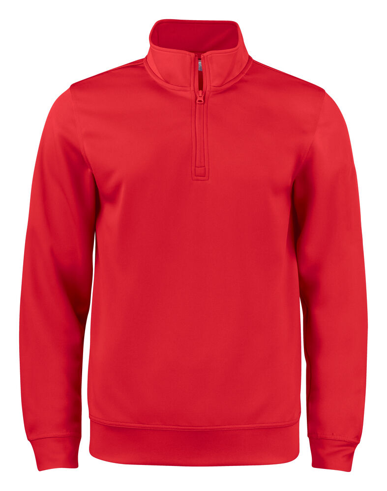 Clique Basic Active Half Zip Junior trui rood