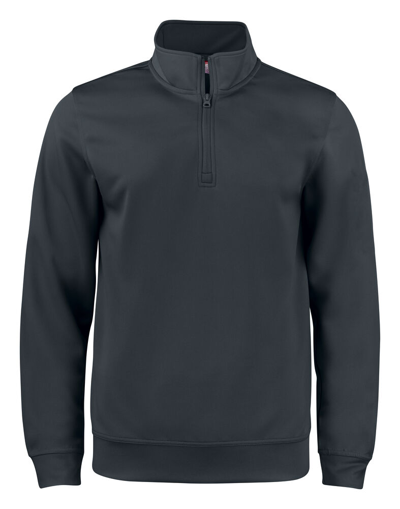 Clique Basic Active Half Zip Junior trui zwart