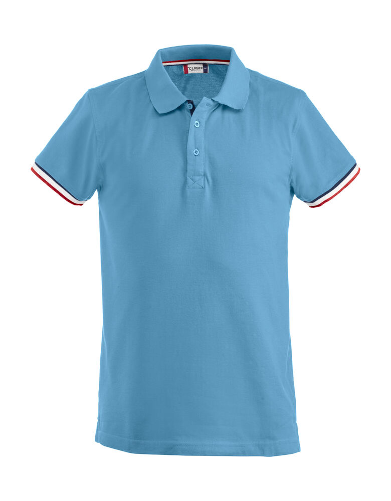 Clique Newton poloshirts hemelsblauw