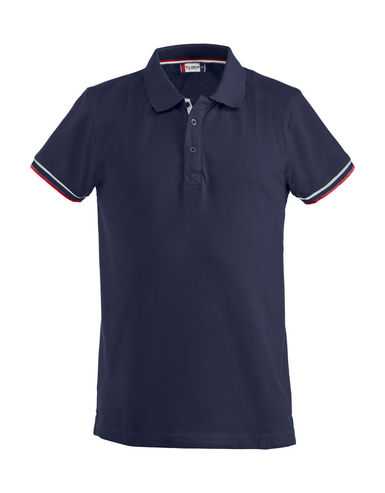 Clique Newton poloshirts dark navy