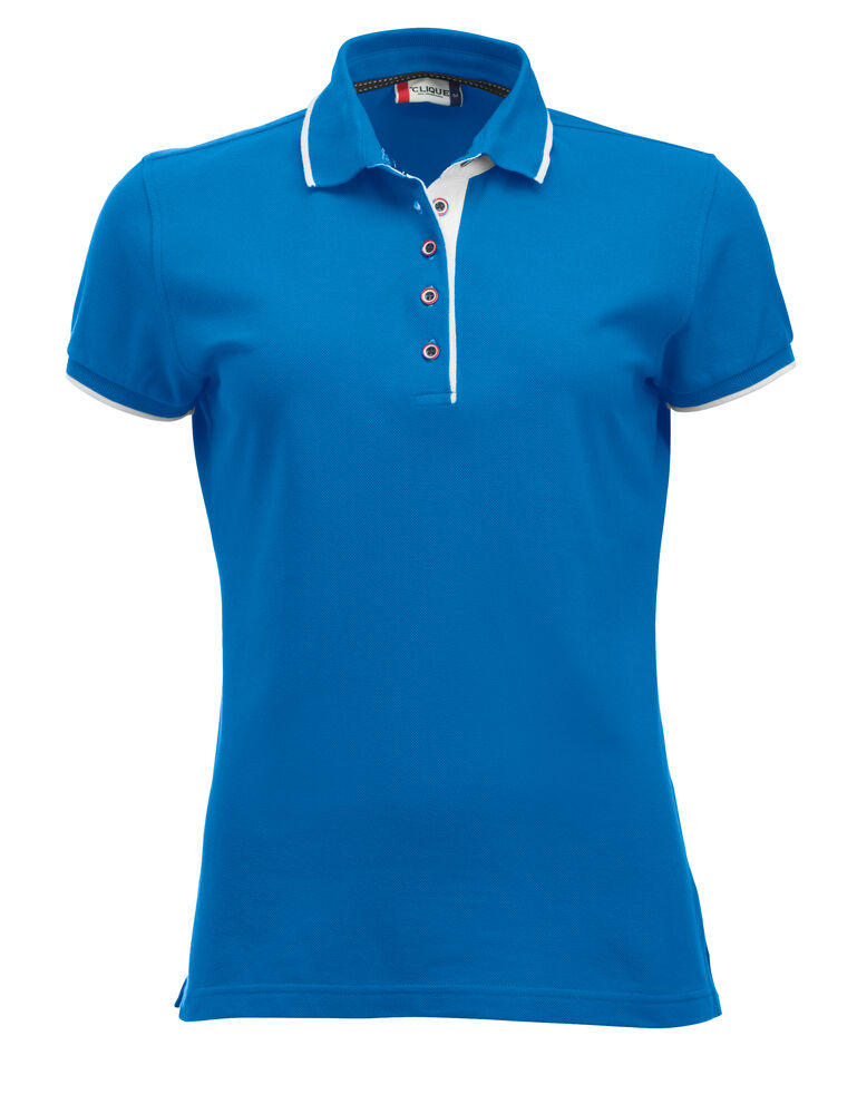 Clique Seattle Women poloshirts helblauw