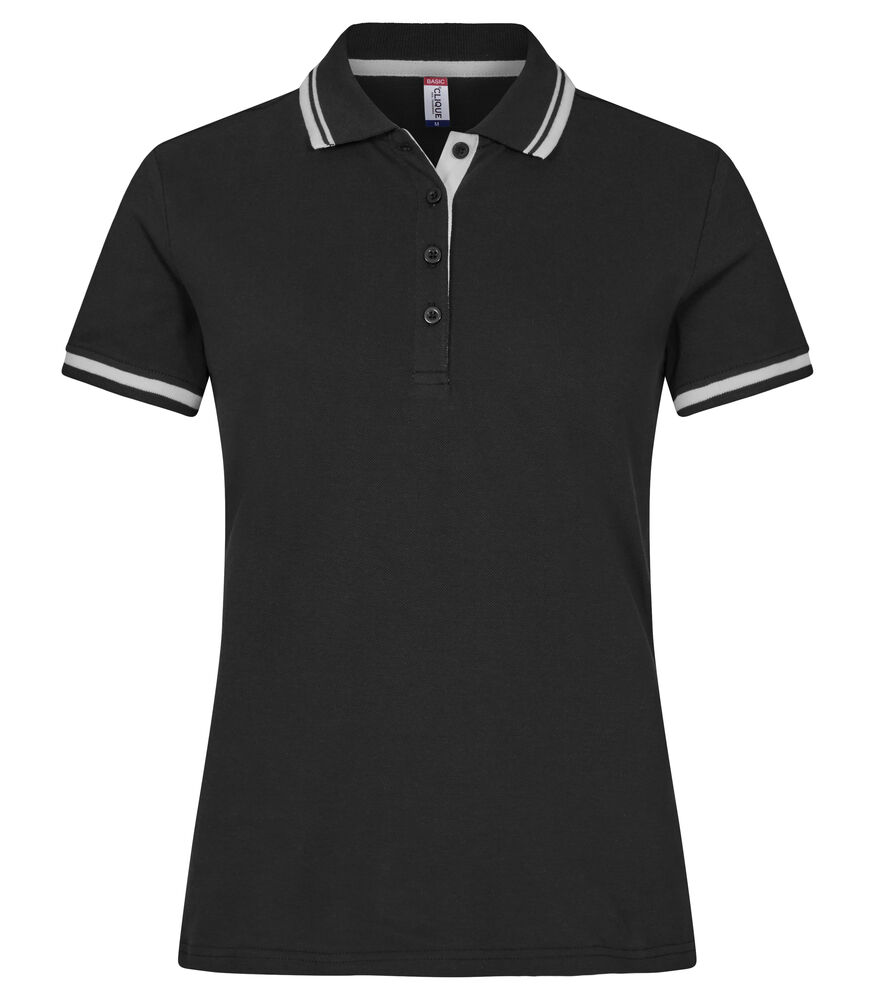 Clique Astoria poloshirts zwart
