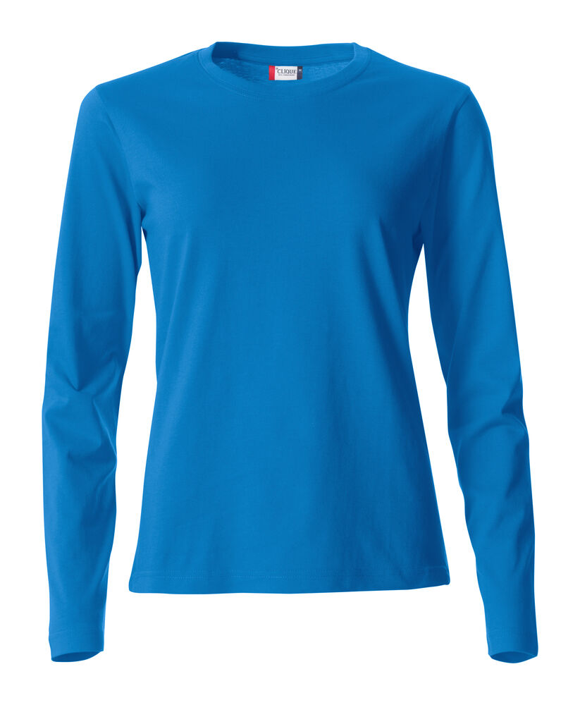 Clique Basic-T L/S Women shirt kobalt