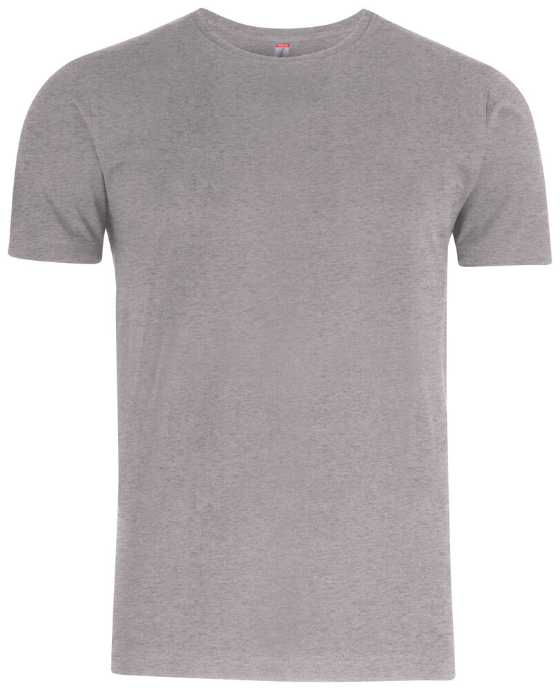 Clique Premium Fashion-T t-shirts grijsmelange