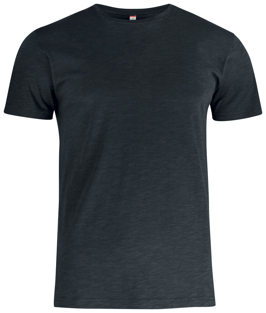 Clique Slub-T t-shirts zwart