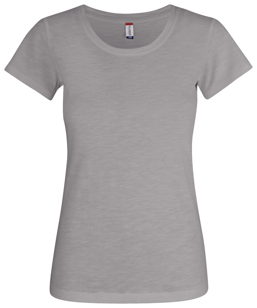 Clique Slub-T Women t-shirts grijs