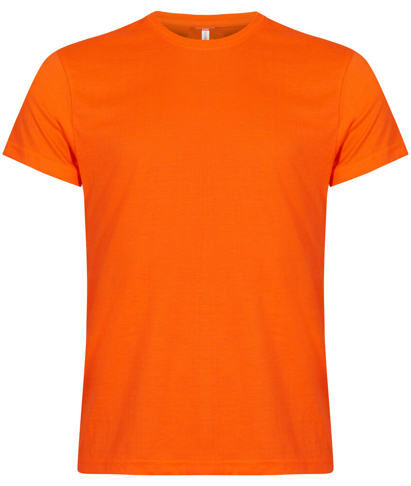 Clique New Classic-T t-shirts signaaloranje