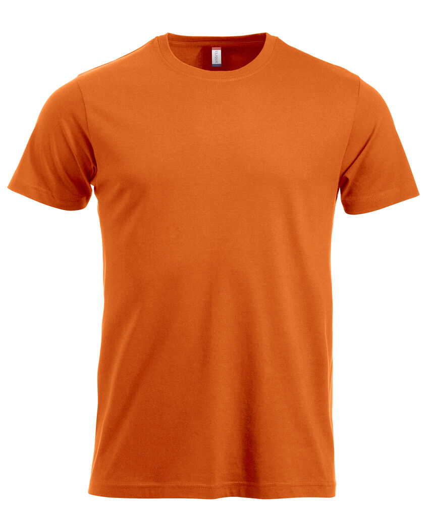 Clique New Classic-T t-shirts dieporanje