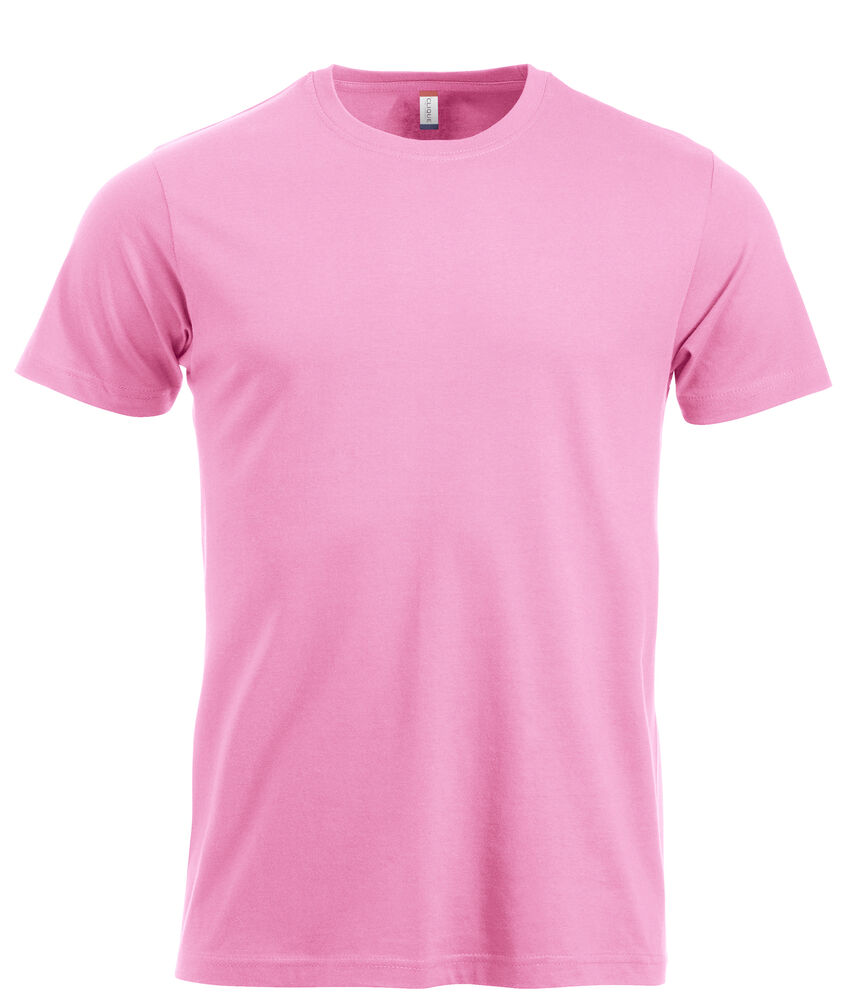 Clique New Classic-T t-shirts helder roze