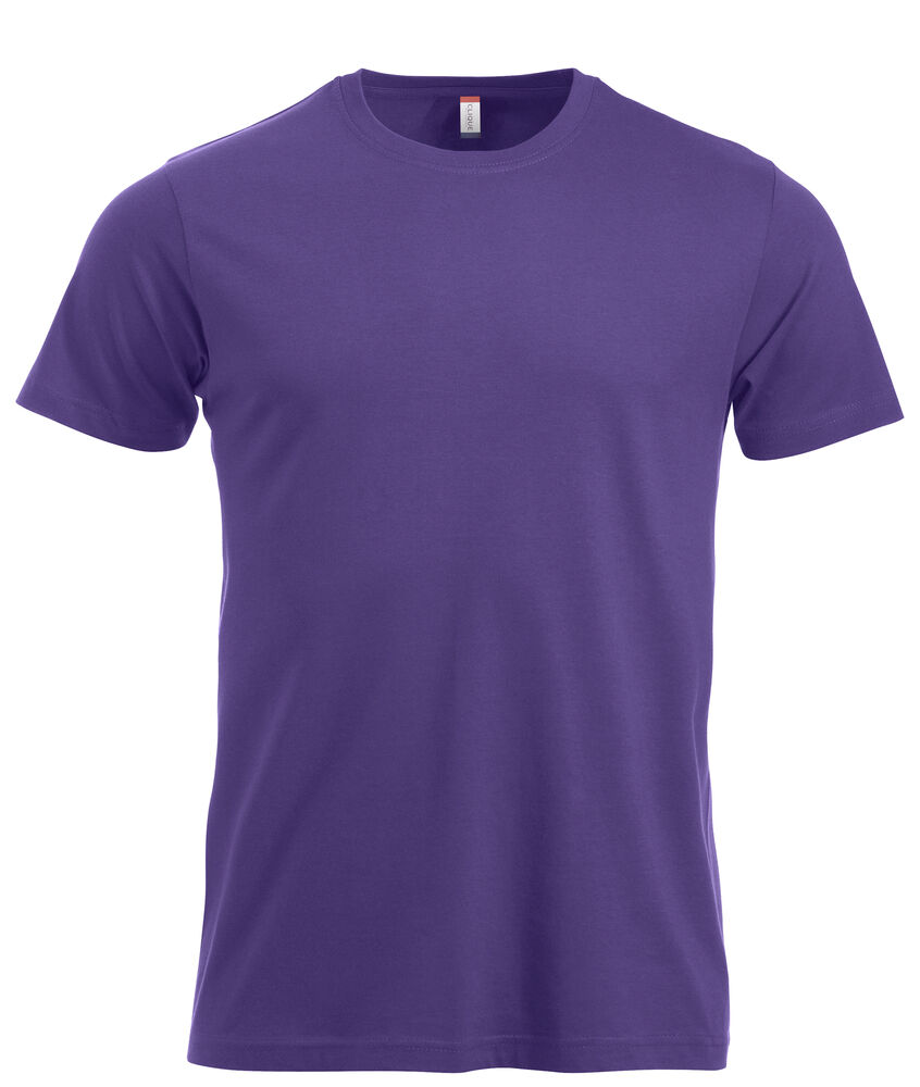 Clique New Classic-T t-shirts helder lila