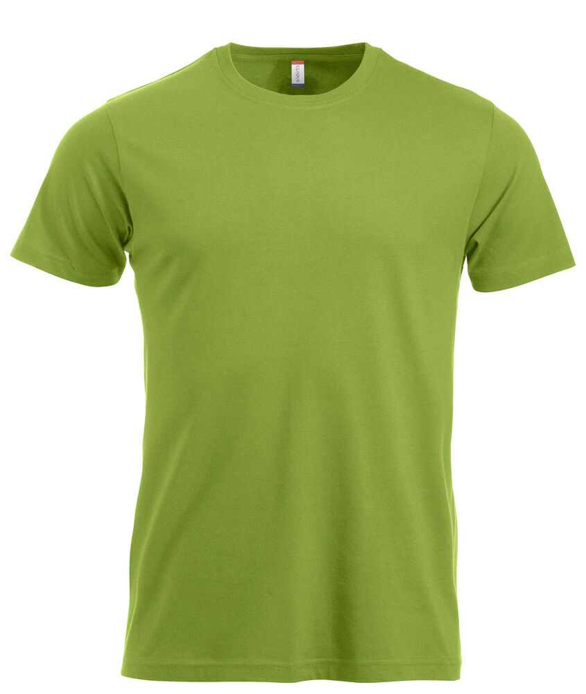 Clique New Classic-T t-shirts lichtgroen