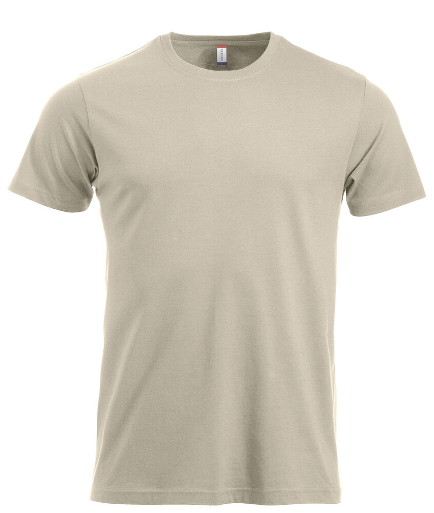 Clique New Classic-T t-shirts licht khaki