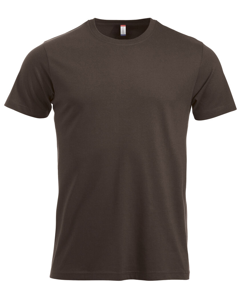 Clique New Classic-T t-shirts dark mocca