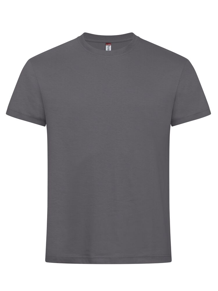 Clique New Classic-T t-shirts metaalgrijs