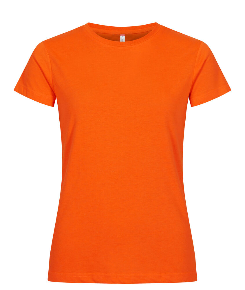 Clique New Classic-T Women t-shirts signaaloranje
