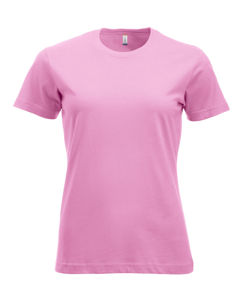 Clique New Classic-T Women t-shirts helder roze