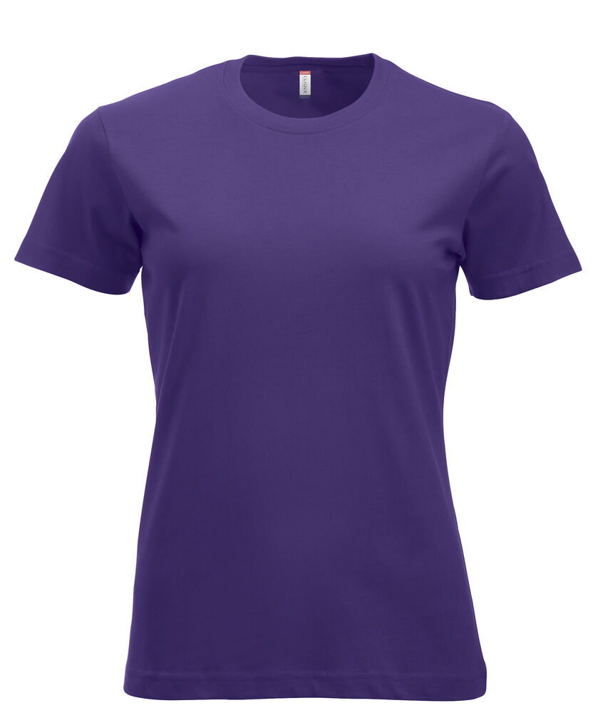Clique New Classic-T Women t-shirts helder lila