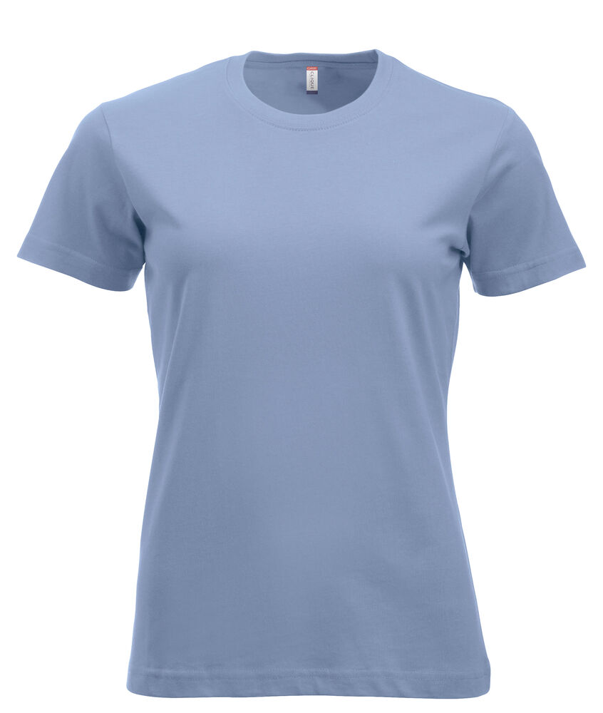 Clique New Classic-T Women t-shirts lichtblauw