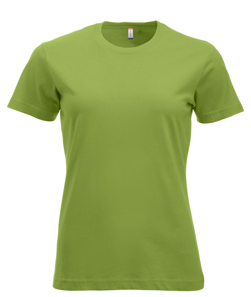 Clique New Classic-T Women t-shirts lichtgroen