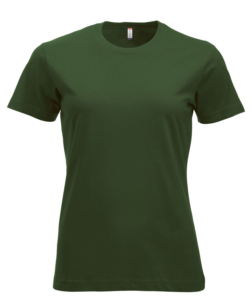 Clique New Classic-T Women t-shirts flessengroen