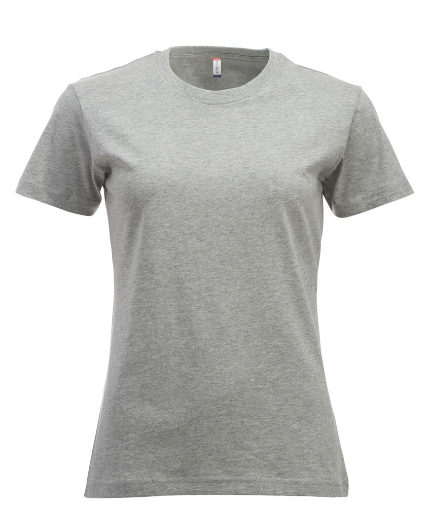 Clique New Classic-T Women t-shirts grijsmelange
