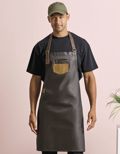 Premier Workwear Division Denim Bib Apron schort