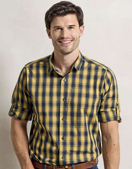 Premier Workwear Men´s Mulligan Check Long Sleeve overhemd