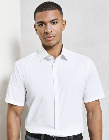 Premier Workwear Men´s Stretch Fit Poplin Short Sleeve overhemd