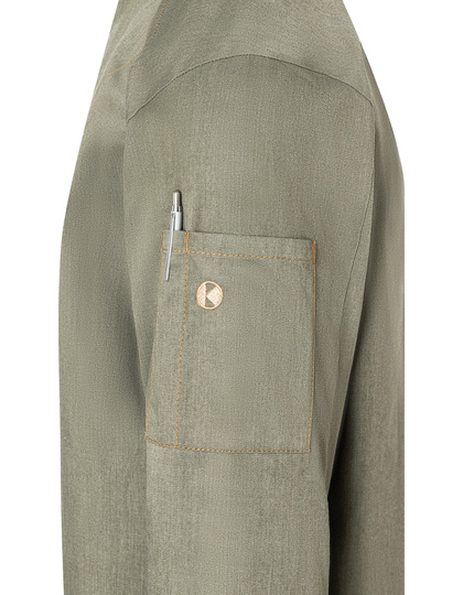 Karlowsky Chef Jacket Jeans-Style koksbuis stofdetail