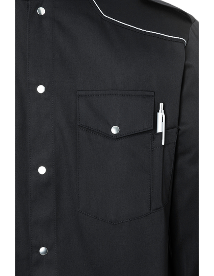 Karlowsky Chef Shirt New Identity koksbuis stofdetail