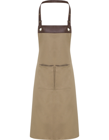 Premier Workwear Espresso Bib Apron schort achterzijde